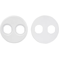 Sea-Dog 4" Gauge Power Socket Adapter Mounting Plate - White