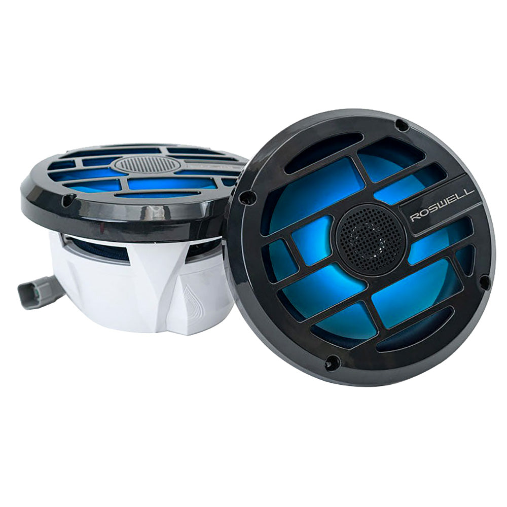 Roswell R Series 7.7” Marine Speakers - Anthracite Grille - 80W RMS & 160W Peak Power
