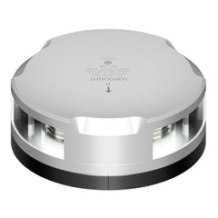 Lopolight 360-Degree Stern Light - 2NM - Silver Housing w/FB Base