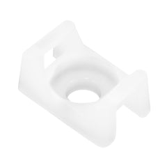 Pacer Screw Down Cable Tie Mount - #8 Screw Mount Method - Natural Color - 100 Pack