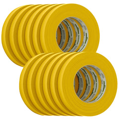 FrogTape CP 225 Medium-High Adhesion Masking Tape - 18MM x 55M x 12-Pack - Gold - Rated f/225°F