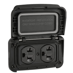 Scanstrut Ventura Series Dual AC Outlet - 125V - 20A