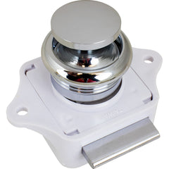 Sea-Dog Push Button Rim Latch - Chrome Plated Brass