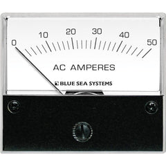 Blue Sea 9630 AC Analog Ammeter 0-50 Amperes AC