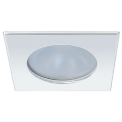Quick Blake XP Downlight LED - 4W, IP66, Spring Mounted - Square Stainless Bezel, Round Daylight Light
