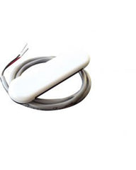 Shadow-Caster Courtesy Light w/2' Lead Wire - White ABS Cover - Bimini Blue - 4-Pack