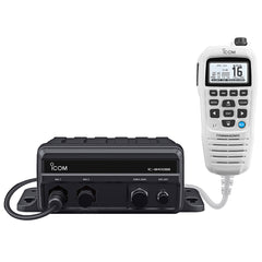 Icom IC-M410BB GW 11 Black Box VHF w/White Command Mic & 2 Command Mic Ports