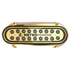 Metro Marine High-Output Elongated Underwater Light w/Intelligent Monochromatic LED&#39;s - White, 90&deg; Beam