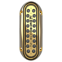 Metro Marine High-Output Elongated Vertical Mount Light w/Intelligent Monochromatic LED&#39;s - Blue, 90&deg; Beam