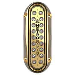 Metro Marine High-Output Elongated Vertical Mount Light w/Intelligent Full Spectrum LED&#39;s - RGBW, 90&deg; Beam