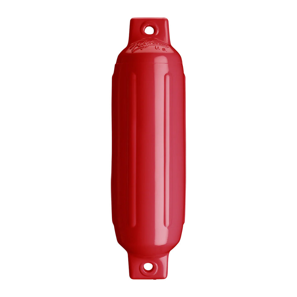 Polyform G-1 Twin Eye Fender 3.5" x 12.8" - Classic Red