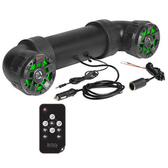 Boss Audio UTV4BRGB Amplified All-Terrain Sound System w/4" Marine Speakers &amp; 1" Black Tweeters