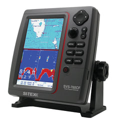 SI-TEX GPS Dual Frequency 600W Sonar System - 7&rdquo; Color LCD w/Internal &amp; External GPS Antenna &amp; C-MAP 4D Card