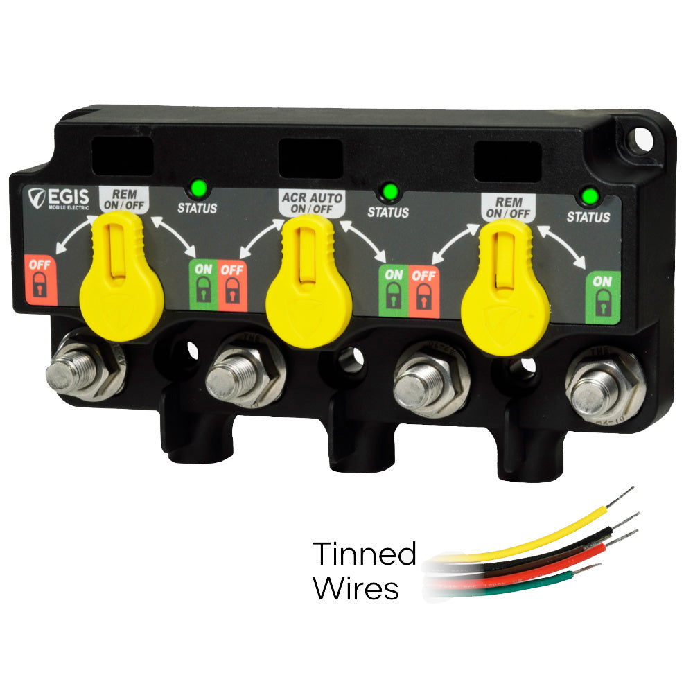 Egis XD Series Triple Flex 2 Relay-ACR-Relay w/Knobs &amp; Tinned Wires