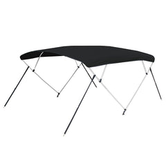 Carver 3 Bow 5487U Bimini Top with Boot - Black Acrylic