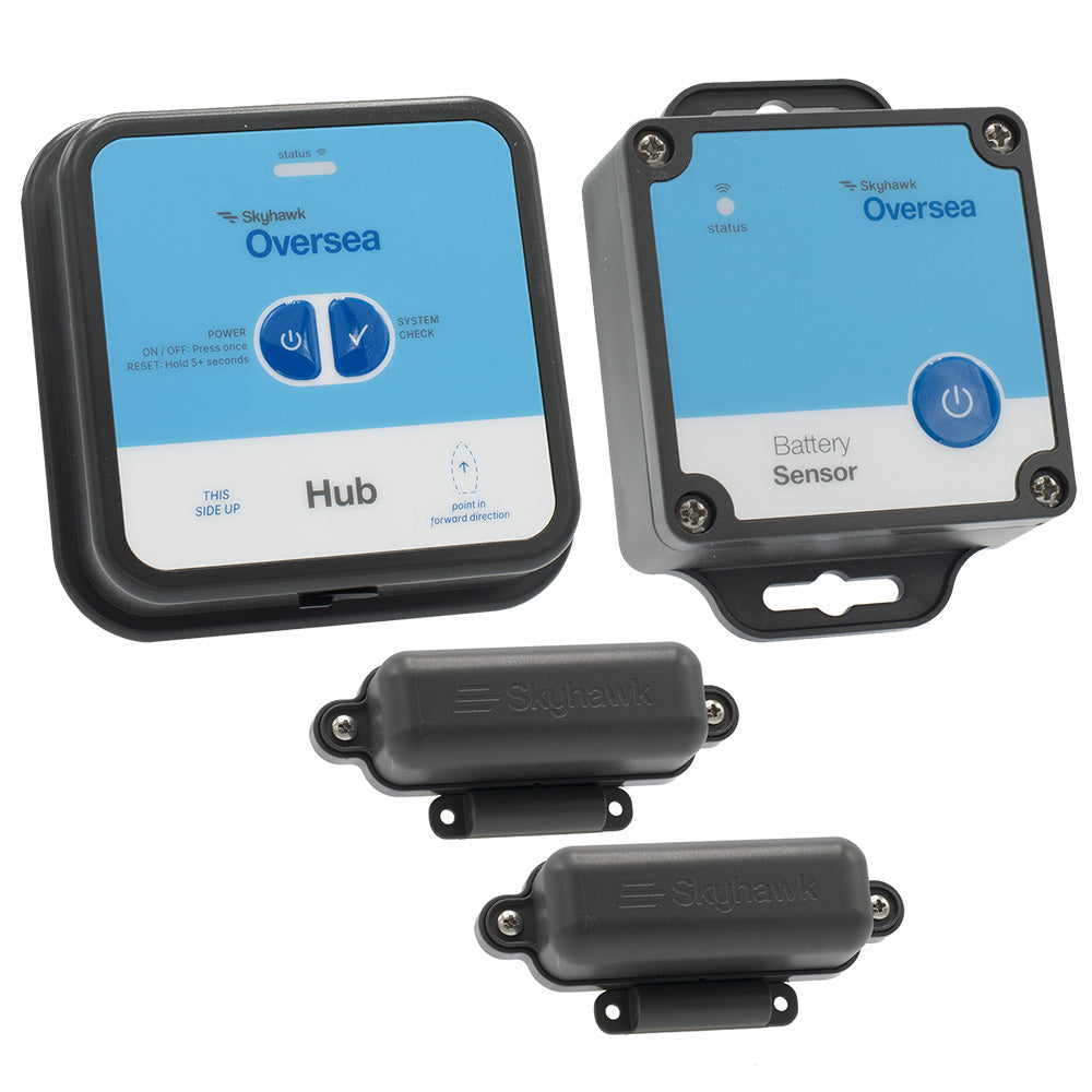 Skyhawk Oversea Pontoon Bundle Hub - 1 Oversea Hub, 1 Battery Sensor &amp; 2 Entry Sensors