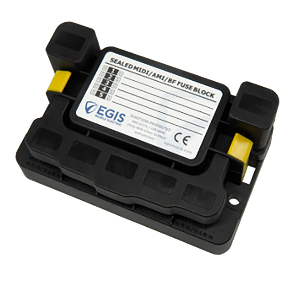 Egis MIDI 5x Fuse Block w/Sealed Cover