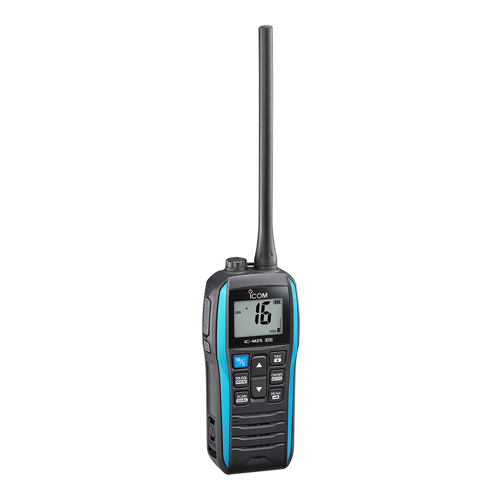 Icom M25 EVO Handheld VHF Radio - Blue