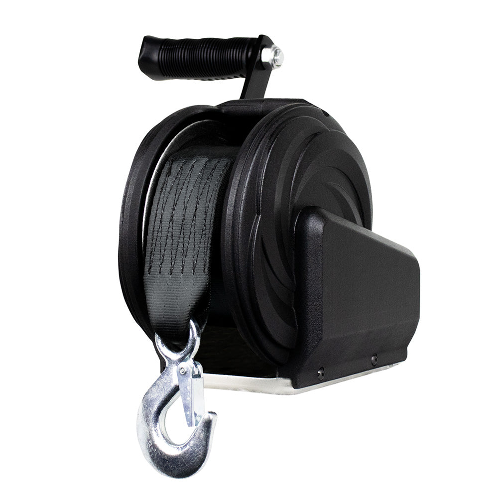 Powerwinch Select Series Winch 800lb, 6" Crank Arm - Carbon Black