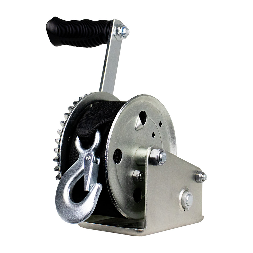 Powerwinch Utility Series Winch 600lb, 6" Crank Arm - Zinc