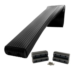 Caliber BunkWrap Kit - Black 24' x 2" x 6" Roll + 4 Caps + HRDW Roll + 4 Endcaps &amp; Stainless Steel Hardware