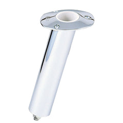 Lee's 15&deg; Stainless Steel Swivel Base Flush Mount Rod Holder - Extra Long Tube 2.25" OD X 14.5" Tube