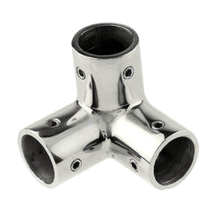 Whitecap &#8542;" O.D. SS 3-Way Corner Fitting