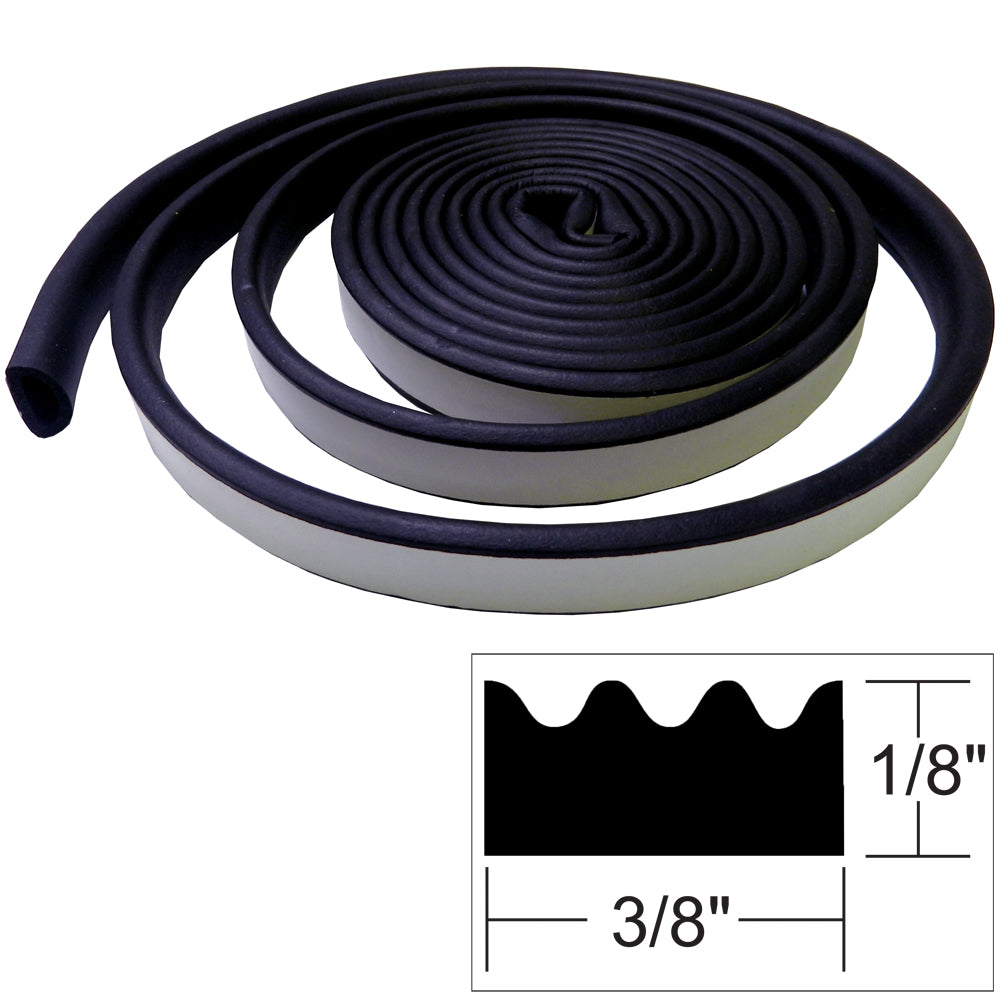TACO Weather Seal - 10'L x _"H x _"W - Black