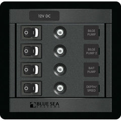 Blue Sea 1455 4 Position Switch CLB Square