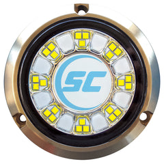 Shadow-Caster SCR-24 Bronze Underwater Light - 24 LEDs - Bimini Blue/Great White