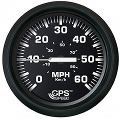 Faria Euro Black 4" Speedometer 60MPH (GPS)