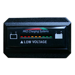 Dual Pro Battery Fuel Gauge - DeltaView&reg; Link Compatible - Rectangle - 72V System (6-12V Batteries, 12-6V Batteries, 9-8V Batteries)