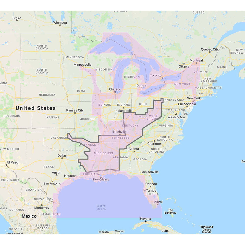 Furuno Gulf of Mexico, Great Lakes &amp; Rivers - Vector Chart &amp; Standard Resolution Satellite Photos f/Part of the Great Lakes - Unlock Code