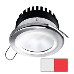 i2Systems Apeiron A506 6W Spring Mount Light - Round - Cool White &amp; Red - Polished Chrome Finish
