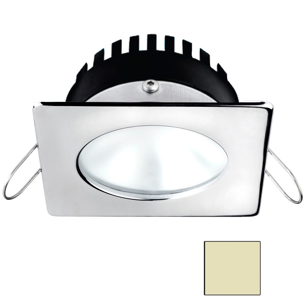 i2Systems Apeiron A506 6W Spring Mount Light - Square/Round - Warm White - Polished Chrome Finish