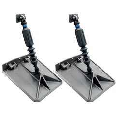 Nauticus SX 9.5 x 10 Smart Tabs 18-22&#39; Boats w/80lb Actuators - 150-240HP - Gunmetal Grey