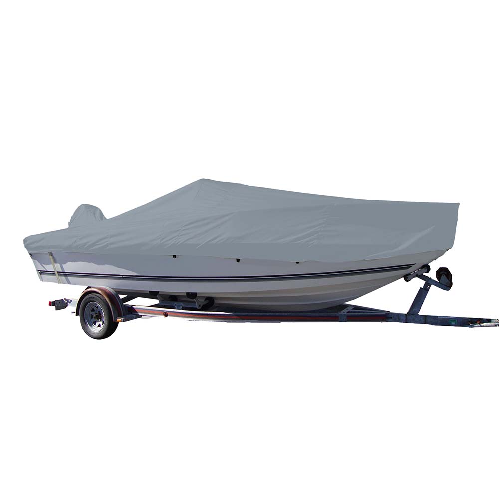Carver Sun-DURA&reg; Styled-to-Fit Boat Cover f/19.5' V-Hull Center Console Fishing Boat - Grey