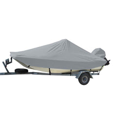 Carver Sun-DURA&reg; Styled-to-Fit Boat Cover f/16.5' Bay Style Center Console Fishing Boats - Grey