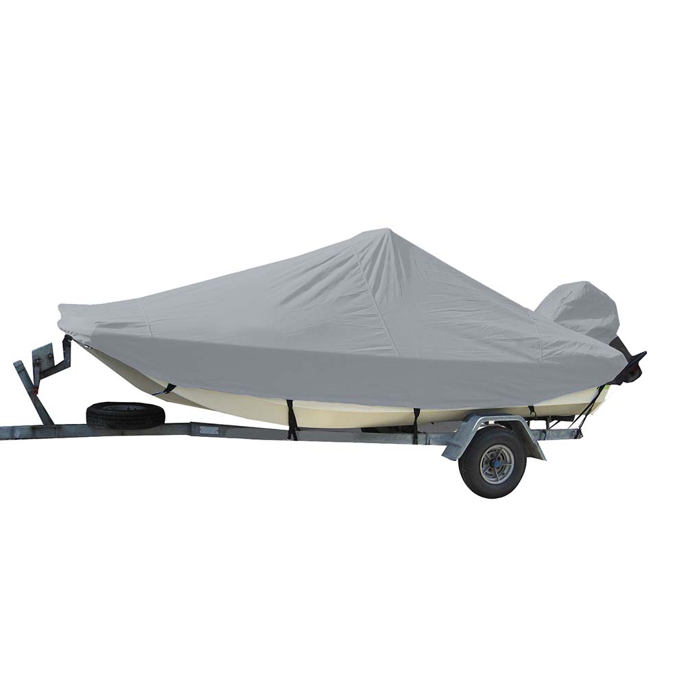 Carver Sun-DURA&reg; Styled-to-Fit Boat Cover f/17.5' Bay Style Center Console Fishing Boats - Grey