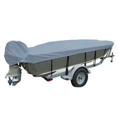 Carver Sun-DURA&reg; Extra Wide Series Styled-to-Fit Boat Cover f/22.5' V-Hull Fishing Boats - Grey