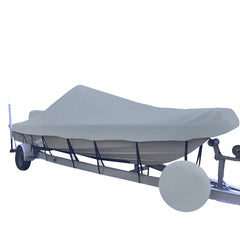 Carver Sun-DURA&reg; Narrow Series Styled-to-Fit Boat Cover f/20.5' V-Hull Center Console Shallow Draft Boats - Grey