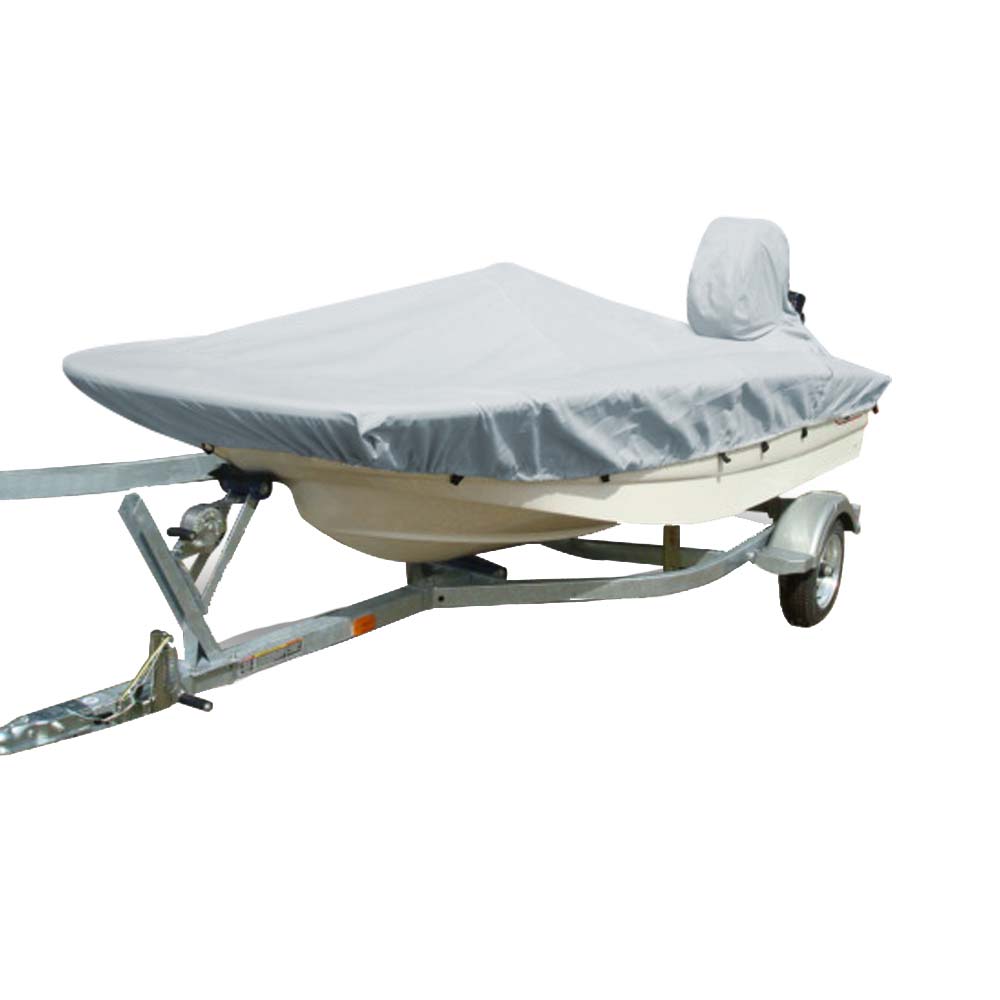 Carver Sun-DURA&reg; Styled-to-Fit Boat Cover f/15.5' Whaler Style Boats with Side Rails Only - Grey