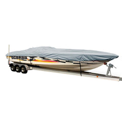Carver Sun-DURA&reg; Styled-to-Fit Boat Cover f/29.5' Performance Style Boats - Grey