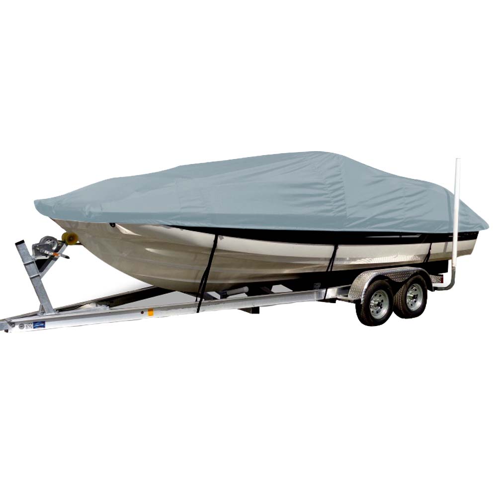 Carver Sun-DURA&reg; Styled-to-Fit Boat Cover f/22.5' Sterndrive Deck Boats w/Low Rails - Grey