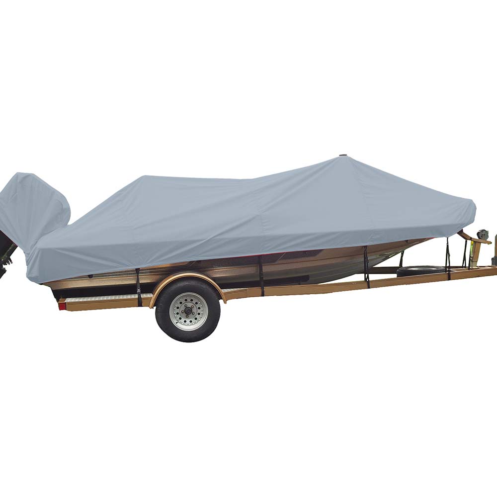 Carver Sun-DURA&reg; Styled-to-Fit Boat Cover f/20.5' Wide Style Bass Boats - Grey