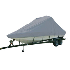 Carver Sun-DURA&reg; Specialty Boat Cover f/19.5' Inboard Tournament Ski Boats w/Tower &amp; Swim Platform - Grey