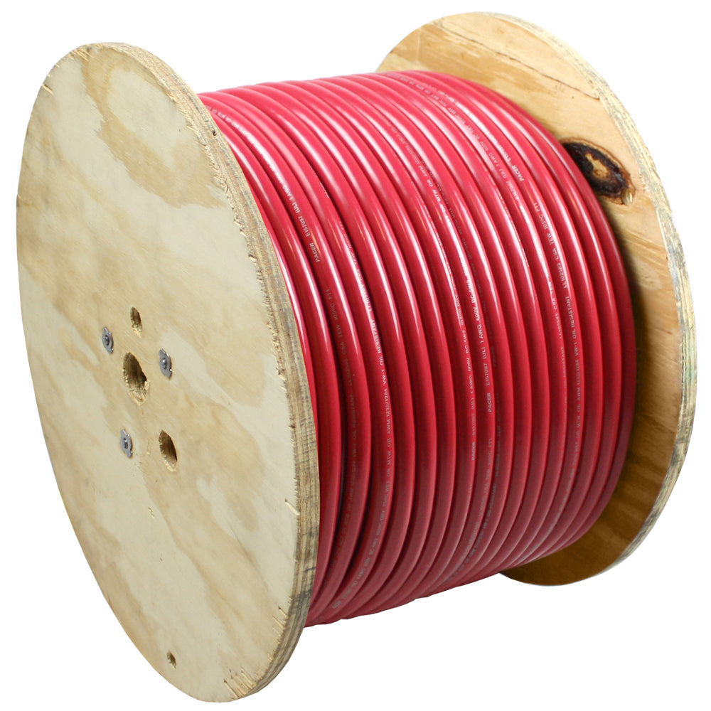 Pacer Red 6 AWG Battery Cable - 500&#39;
