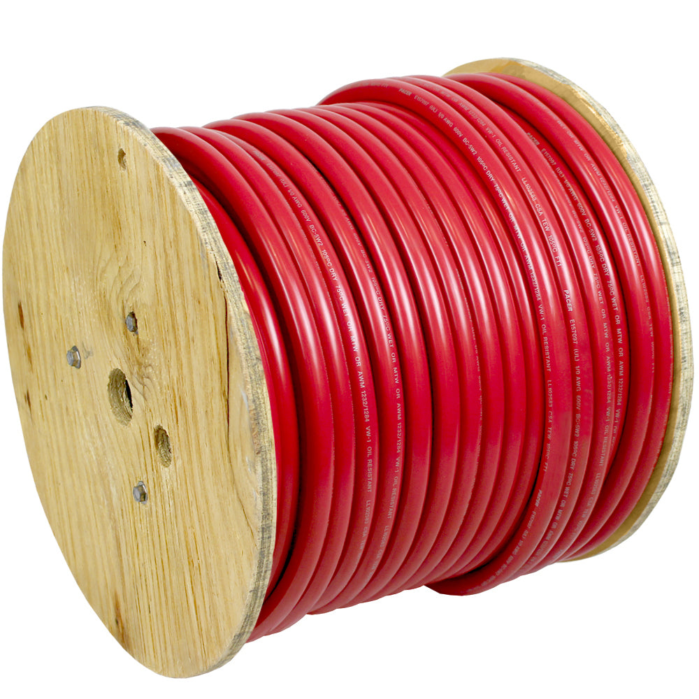 Pacer Red 2/0 AWG Battery Cable - 250&#39;