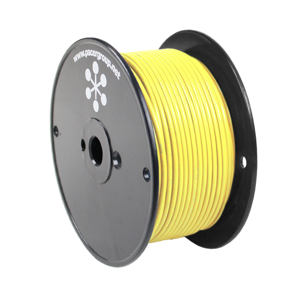 Pacer Yellow 10 AWG Primary Wire - 250&#39;
