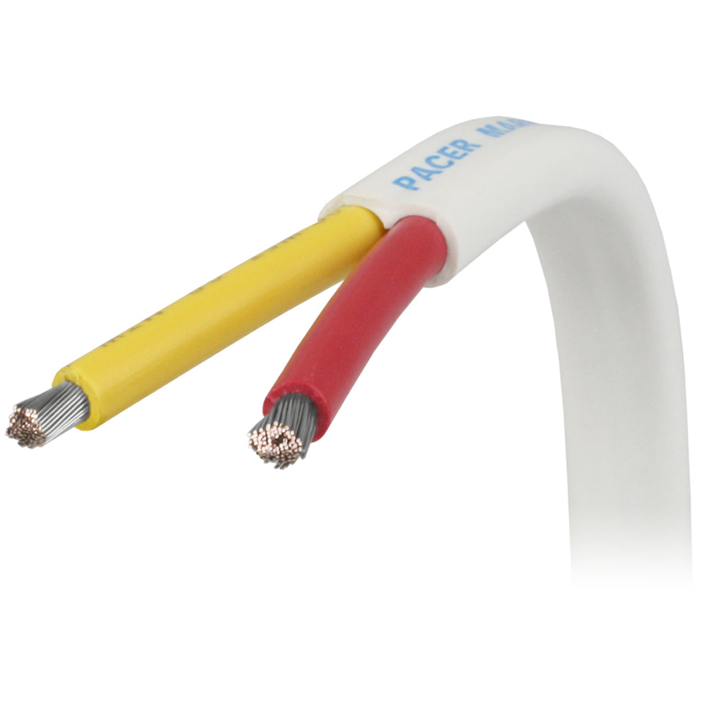 Pacer 14/2 AWG Safety Duplex Cable - Flat Cable - Red/Yellow - 500'
